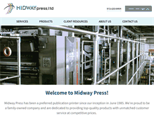 Tablet Screenshot of midwaypress.com